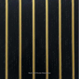 Black Gold Wooden Gloss Stripes