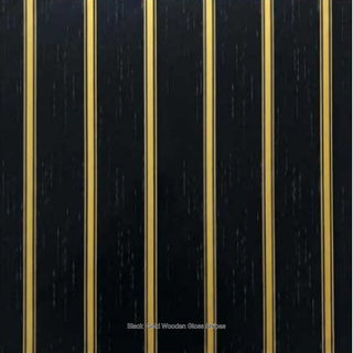 Black Gold Wooden Gloss Stripes