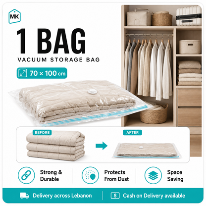 80 x 110 cm vacuum storage bag for bulky bedding items