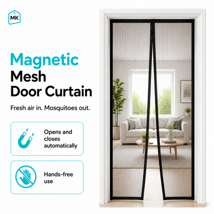 Magnetic Door Curtain – ستارة باب مغناطيسية | هوا نقي بدون بعوض