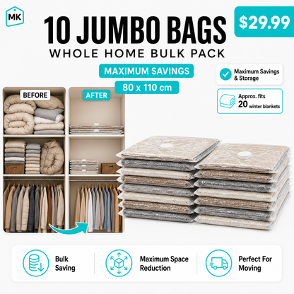 Vacuum Storage Bags – 80x110cm أكياس فاكيوم لتوفير المساحة