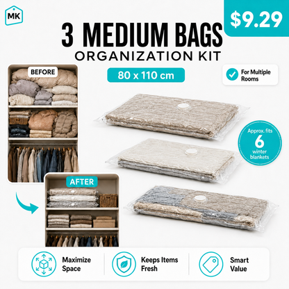 Vacuum Storage Bags 70×100cm – أكياس فاكيوم