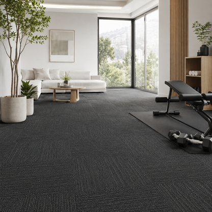 Carpet Tiles 6-Panel Set – بلاط سجاد لاصق