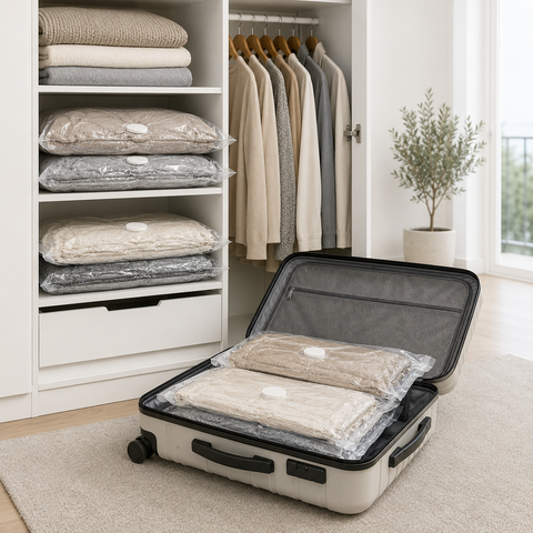 More Space, Less Mess – Vacuum Storage Bags