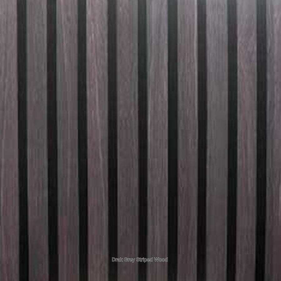 Dark grey striped wood