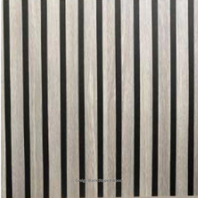 Greige Black Striped Wood