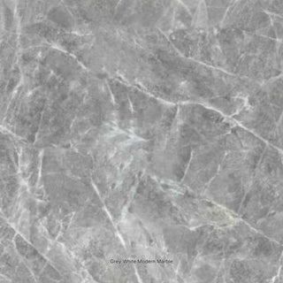 Grey White Modern Marble