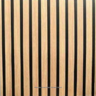 Pancake Brown Black Striped Wood