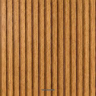 Wooden wall panel brown