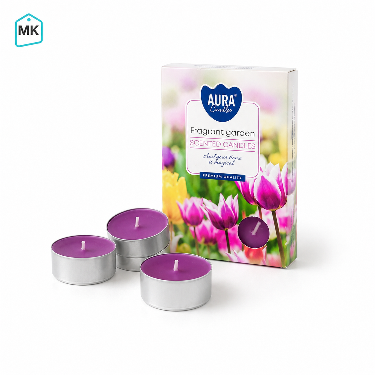 Fragrant Garden scented candle bundle, 12 candles – product image 1