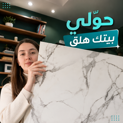 a woman showing wall panels how to use 