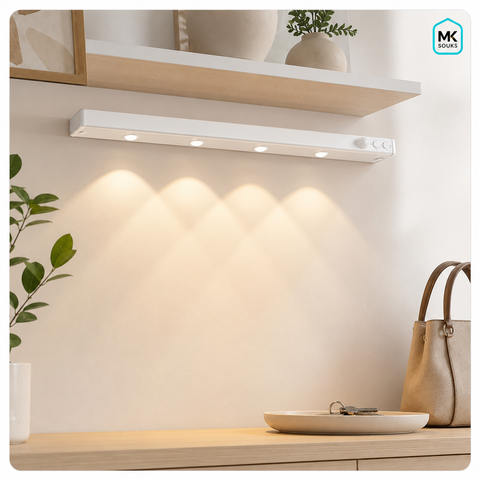 50cm Rechargeable Motion Sensor Cabinet Light – 3 Light Colors