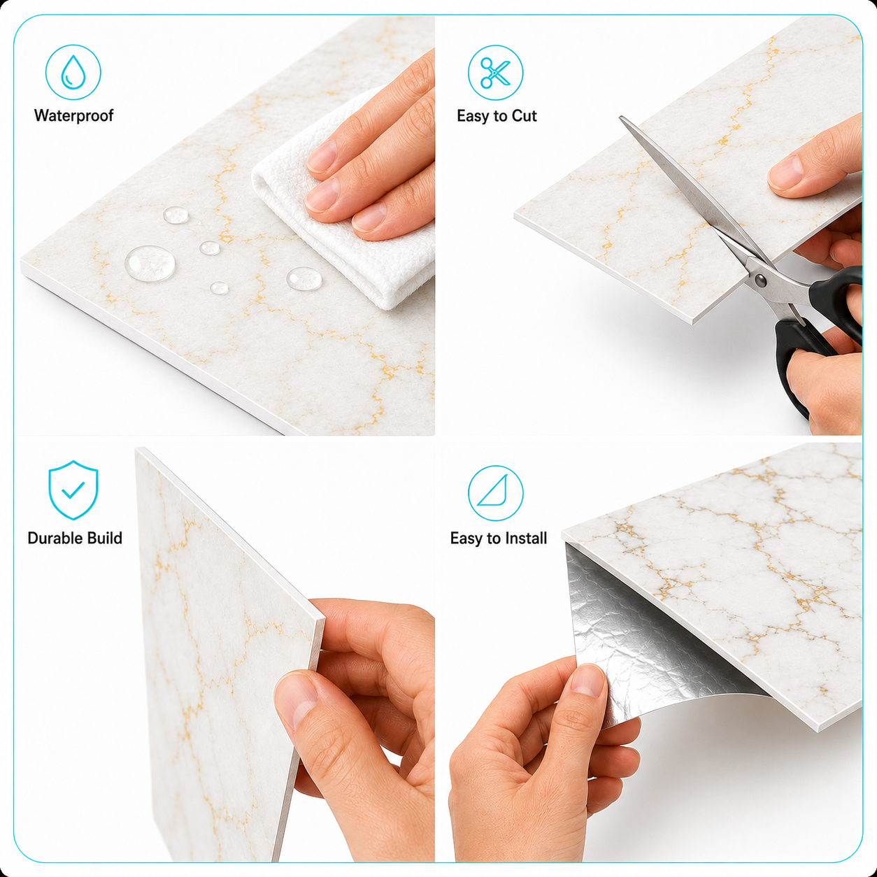 Waterproof easy to cut durable and easy to install